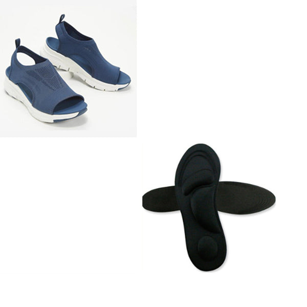 Sandalias Plataforma Tejidas Volantes Talla Grande - Comodidad de Verano
