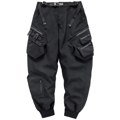 Pantalones Cargo Paracaidista Hombre Corte Relajado Multi Bolsillos - Image 9