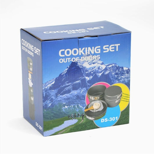 Juego de Utensilios de Cocina Portátil Antiadherente para Camping y Senderismo - Image 6