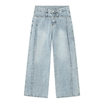 Jeans Retro Casual Americano con Efecto Desgastado - Image 8