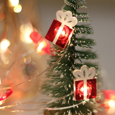Adornos Navideños Luminosos - Campanas, Renos y Hojas de Arce con Luz LED - Image 2