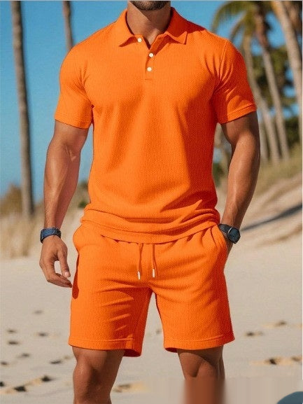 Conjunto de Playera y Shorts Deportivos de Malla para Playa - Cómodo y Transpirable - Image 9