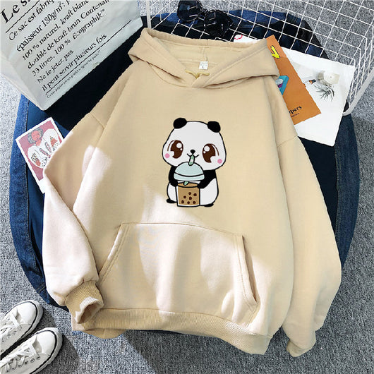 Sudadera Holgada Coreana con Capucha Lazy Style - Image 13