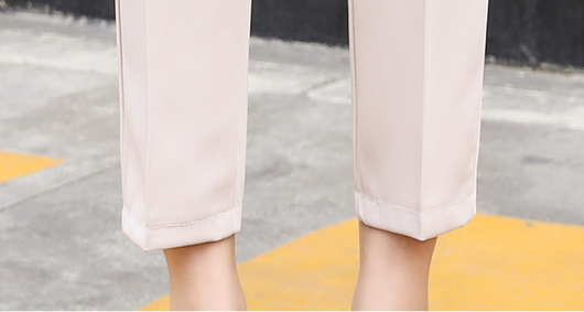 Pantalón de Talle Alto Recto con Bota Ajustada para Mujer - Image 18