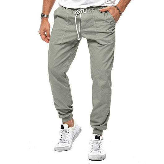 Pantalones Casuales Hombre Primavera Otoño Ajuste Relajado Deportivos - Image 3