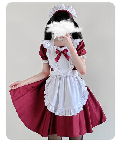 Vestido Lolita Maid Elegante Talla Grande - Image 15