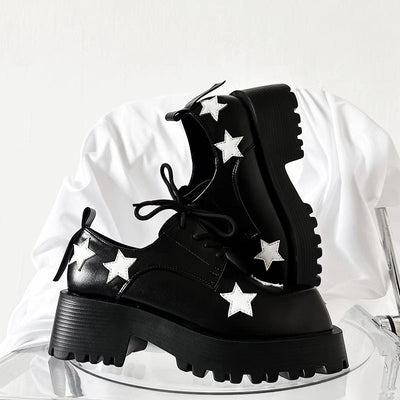 Zapatos de Plataforma con Altura Integrada - Diseño Cuadrado Versátil - Image 17