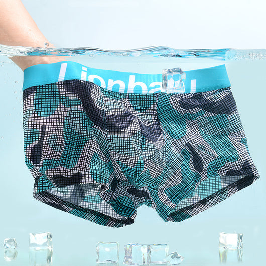 Bóxers Cortos de Seda de Hielo para Hombre: Ligeros y Transpirables - Image 8