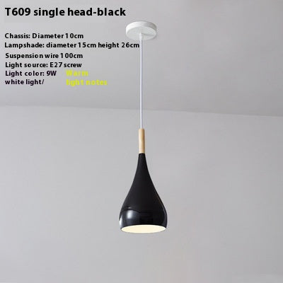 Lámpara de Techo Nórdica de Tres Brazos para Comedor - Diseño Minimalista Moderno - Image 12