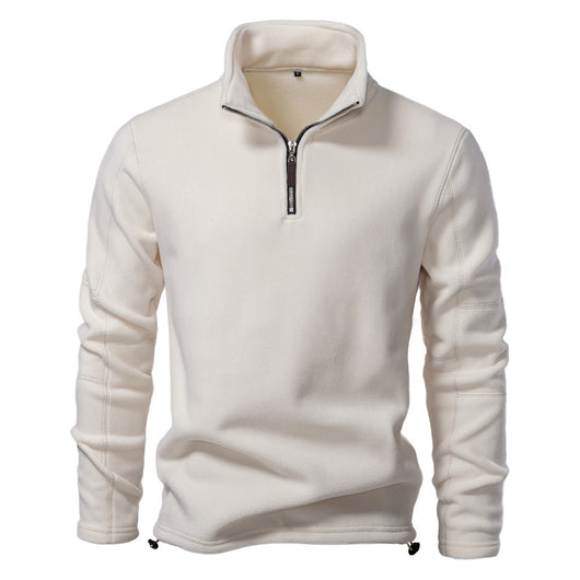 Suéter de Cuello Alto con Cierre Medio para Hombre - Otoño e Invierno - Image 13