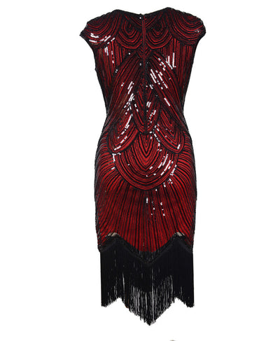 Vestido de Lentejuelas con Flecos y Trenzas - Image 8