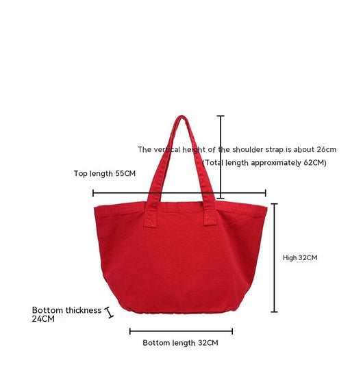 Bolso de Lona Retro Artístico para el Hombro - Image 6