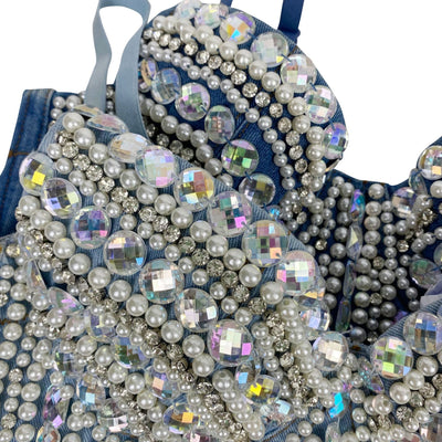 Sostén Deportivo Moldeador con Perlas de Diamante y Tecnología Transpirable - Image 2