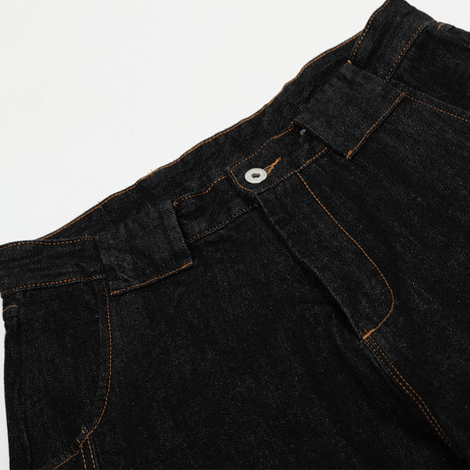 Pantalón Ancho Liso Lavado Casual - Image 3