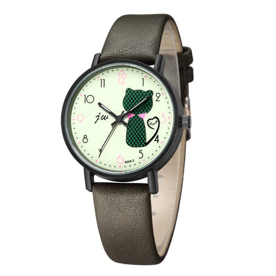 Reloj de Pulsera Casual para Mujer - Diseño Gatito Adorable - Image 5