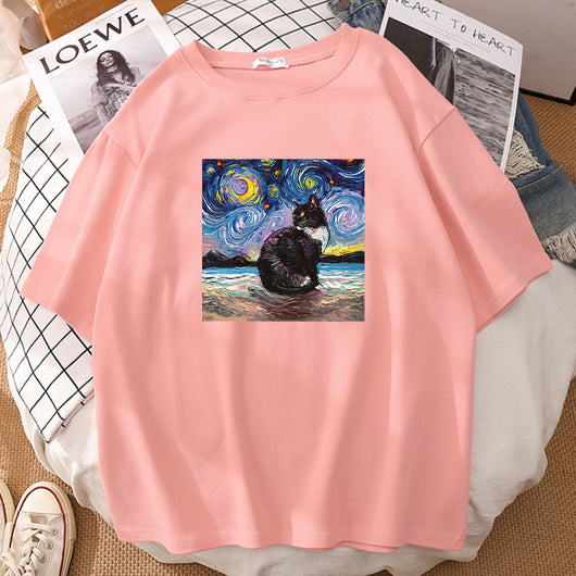 Playera Deportiva Estampada de Manga Corta Estilo Europeo Americano - Image 15