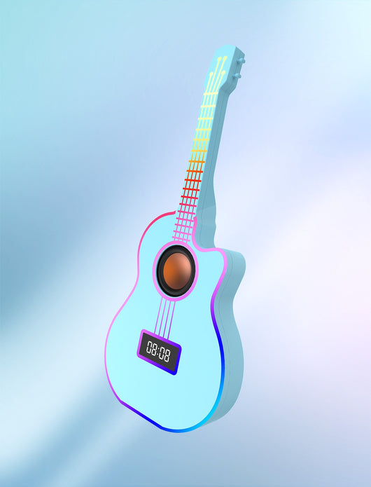Parlante Bluetooth con Reloj Despertador y Luces Ambientales - Image 16