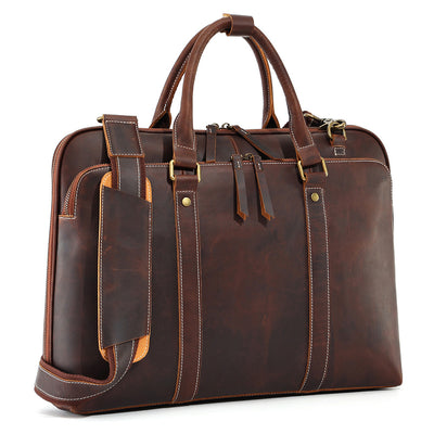 Bolso Mensajero de Cuero Genuino para Hombre - Maletín Ejecutivo Premium - Image 5