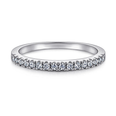 Anillo de Pareja en Plata 925 con Diamante Princess - Diseño Minimalista Dos en Uno - Image 11