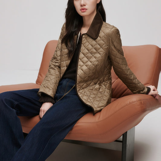 Chaqueta de Algodón Ligera para Mujer - Estilo Otoño Moderno
