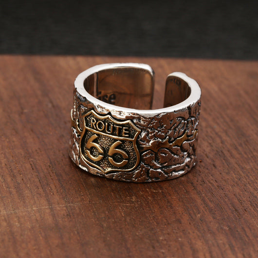 Anillo Ajustable Punk Plata Dedo Índice Retro - Image 9