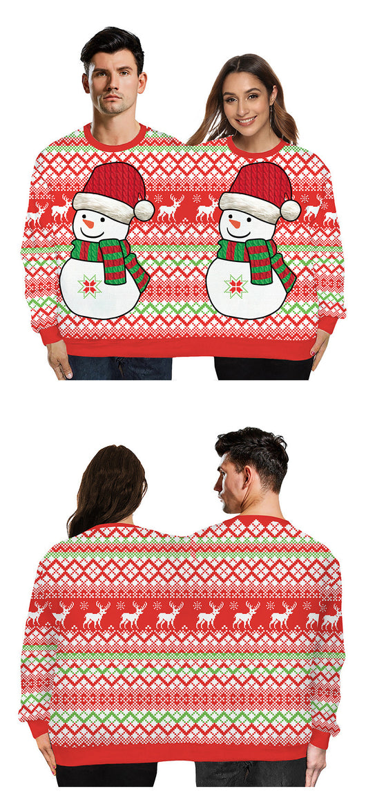 Pijama Navideño 3D para Parejas con Estampado Digital - Image 33