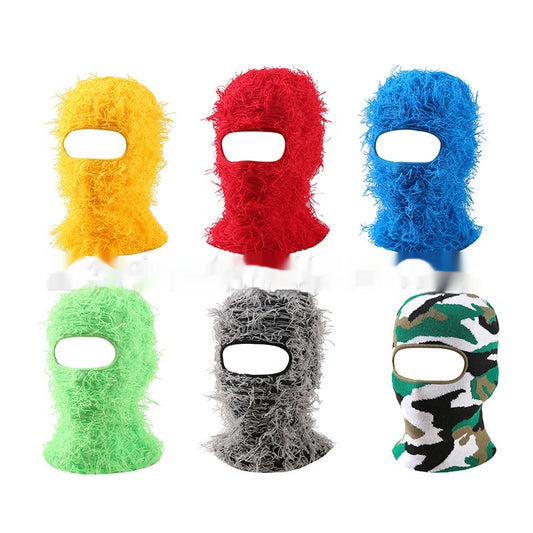 Gorro Hip Hop Colorido Unisex con Máscara - Abrigo Urbano Personalidad - Image 2