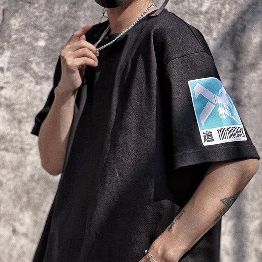Camiseta Casual Holgada para Hombre - Cuello Redondo Funcional de Verano - Image 2