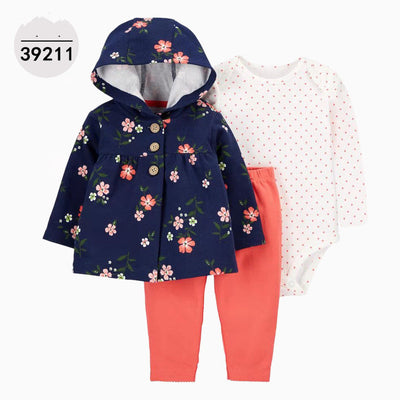 Conjunto Infantil 3 Piezas: Sudadera con Capucha, Manga Larga y Pantalón - Image 11