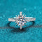 Anillo de Plata 925 con Moissanita de 1 Quilate - Diseño Microengastado