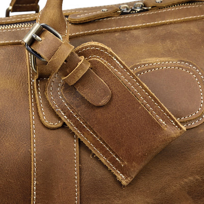 Bolsa de Viaje Grande en Cuero Crazy Horse - Capacidad Máxima - Image 31