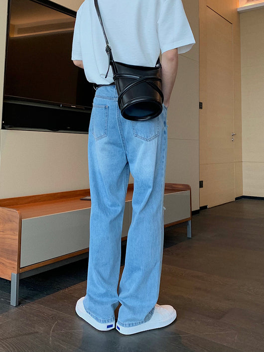Jeans Rotos Holgados para Hombre - Diseño Desgarrado a la Rodilla - Image 11