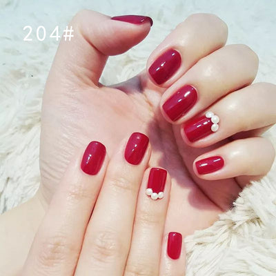 Uñas Postizas Adhesivas con Acabado Nupcial Premium - Image 8