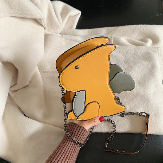 Bolso Mensajero Dinosaurio Divertido con Cadena