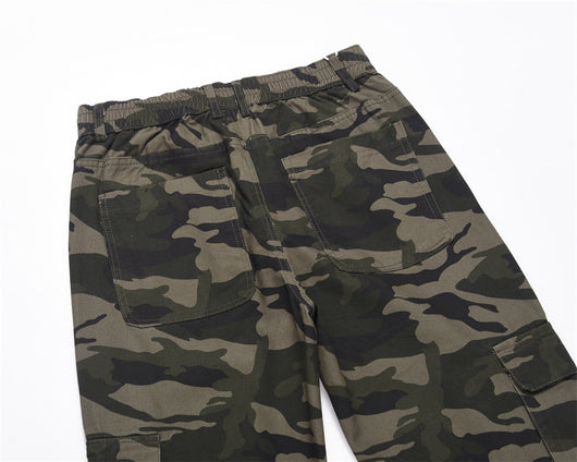 Pantalones Cargo Tácticos Camuflaje Multi-bolsillos para Hombre - Image 17