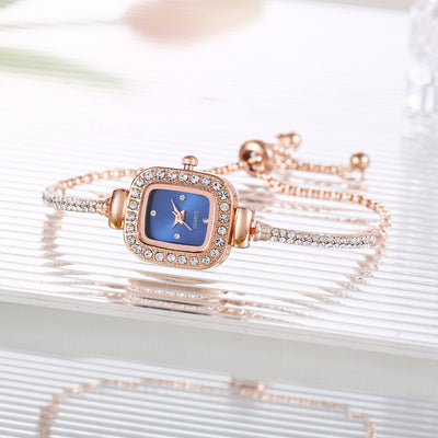 Reloj de Diamantes Cuadrado para Mujer de Moda - Image 6
