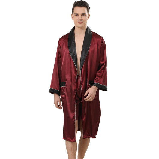 Pijama de Seda para Hombre - Conjunto Shorts y Camiseta - Image 5
