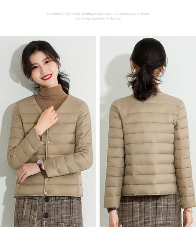 Chaqueta Ligera de Algodón con Forro Interno para Mujer - Image 17