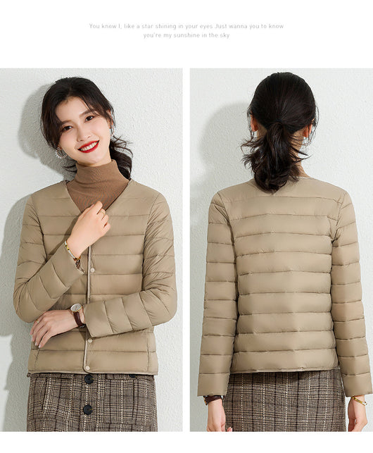 Chaqueta Ligera de Algodón con Forro Interno para Mujer - Image 17