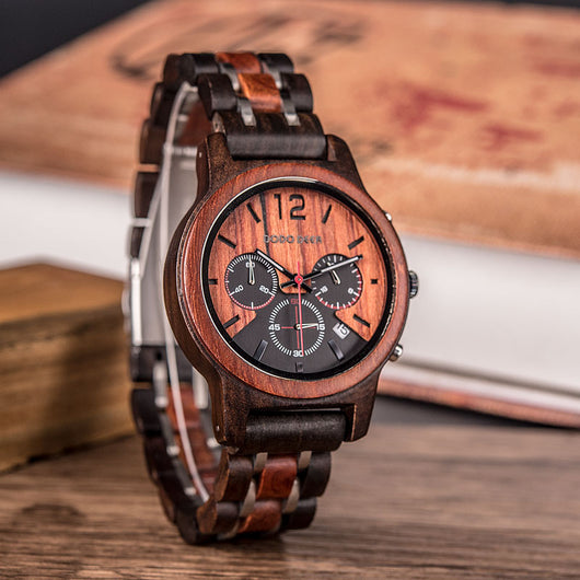 Reloj Casual de Madera para Hombre - Image 39