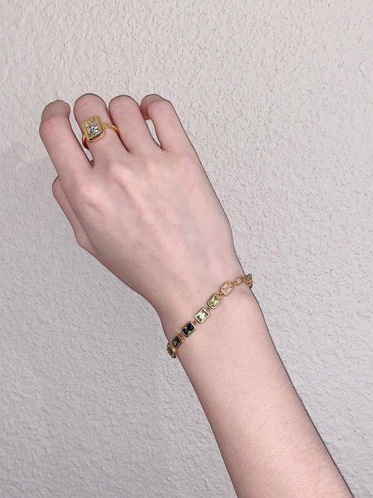 Pulsera Vintage con Gemas Degradadas para Mujer - Image 7