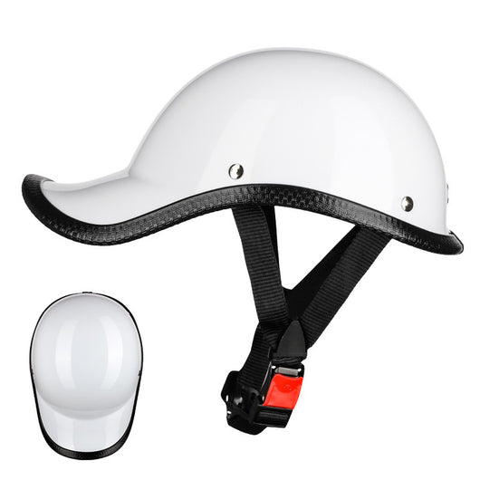 Casco Retro Eléctrico con Batería para Motocicleta - Protección de Seguridad Media - Image 5
