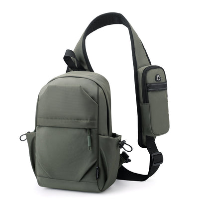 Mochila Pecho Oxford para Hombre - Bolsa Cruzada Funcional - Image 10