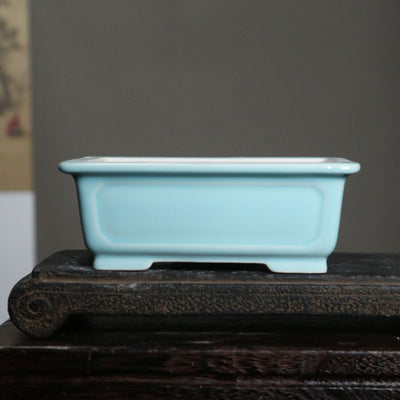 Maceta Rectangular de Cerámica Arena Púrpura - Image 6