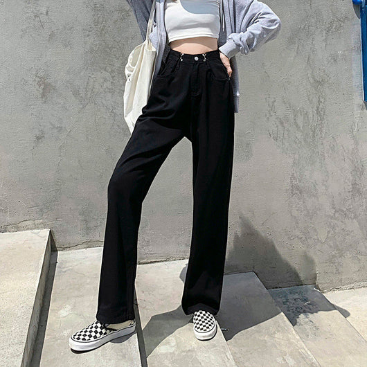 Pantalón Ancho de Tiro Alto con Hebilla Ajustable - Image 12