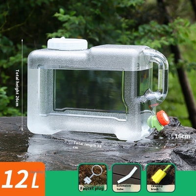 Cubo de Agua Portátil con Grifo para Camping y Viajes - Image 8