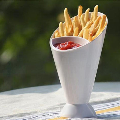 Vajilla Occidental Creativa - Tazón para Ensalada y Papas Fritas con Diseño Diagonal - Image 4