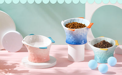 Comedero Elevado para Gatos en Cerámica con Diseño de Pez y Ángulo Inclinado - Image 15