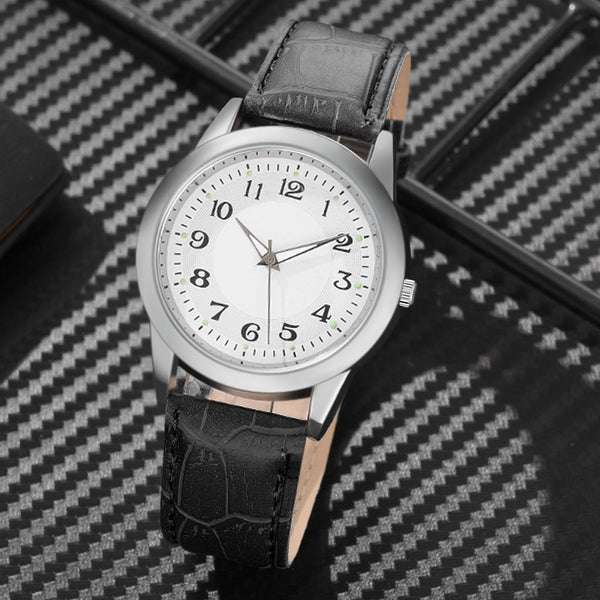 Reloj de Cuarzo para Hombre con Correa de Cuero