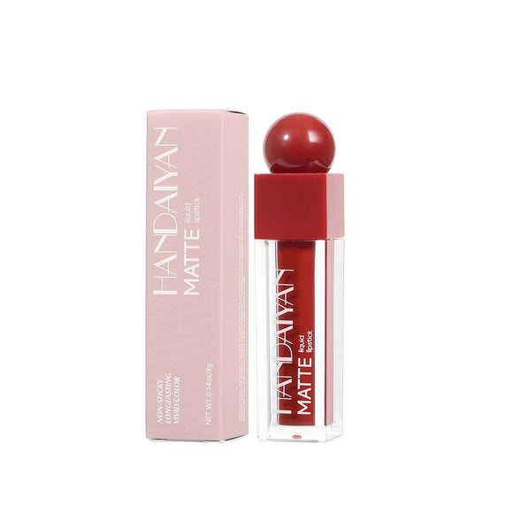 Labial Mate Líquido Larga Duración Resistente al Agua